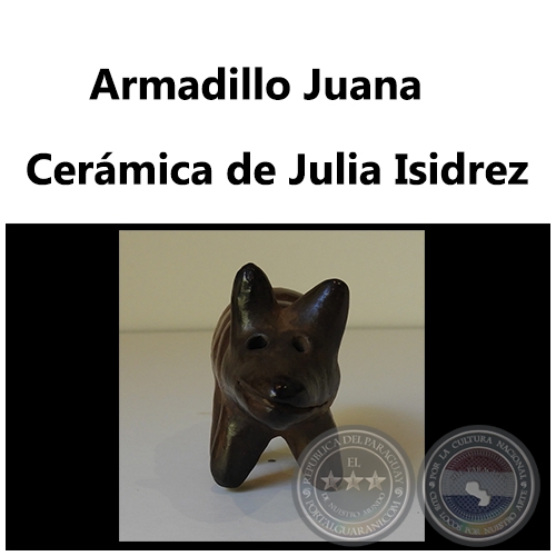 Armadillo Juana - Cerámica de Julia Isidrez